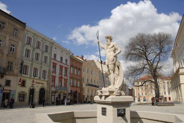 Romantic Apartment On Rynok Square With Air-Conditioning Leopoli Esterno foto